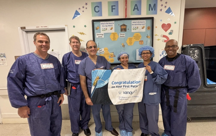 Dr. Samir Taneja and Northwell Urology team celebrate first commercial Vanquish Water Vapor Ablation procedure in New York